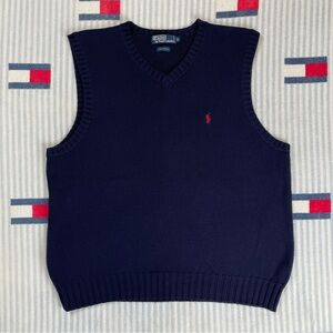 Polo by Ralph Lauren 100% Cotton Sweater Vest top